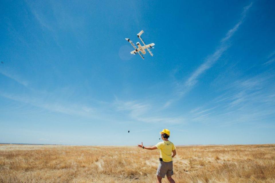 World's first commercial drone deliveries take to the skies in Australia