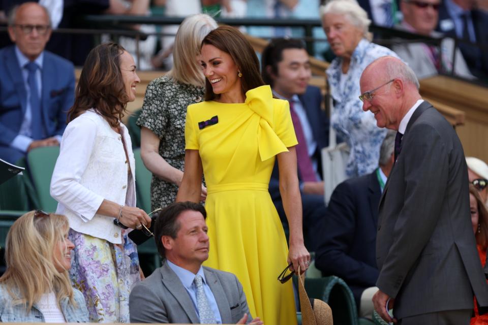 Kate Middleton at Wimbledon 2022. - Credit: Julian Finney / Staff