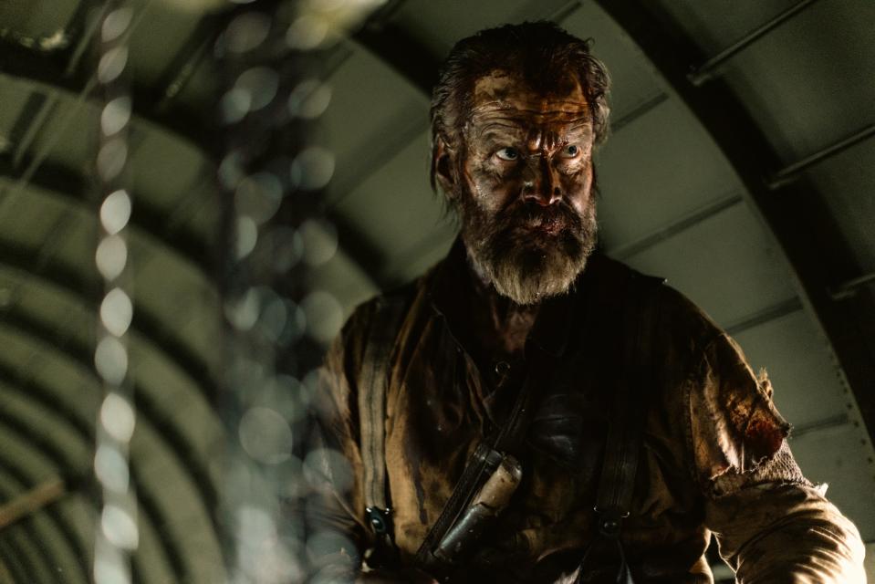 Jorma Tommila plays a Finnish gold prospector who's also really good at killing Nazis in the World War II action movie "Sisu."