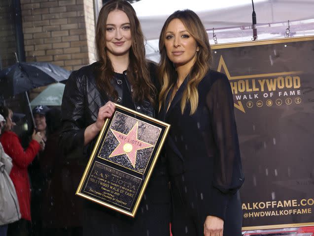 David Livingston/Getty Karsen Liotta and Jacy Nittolo at Ray Liotta's Hollywood Walk of Fame ceremony in February 2023