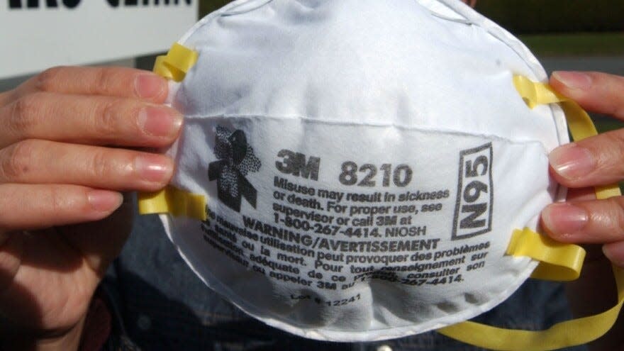 N95 masks are used both as dust masks and as medical equipment.