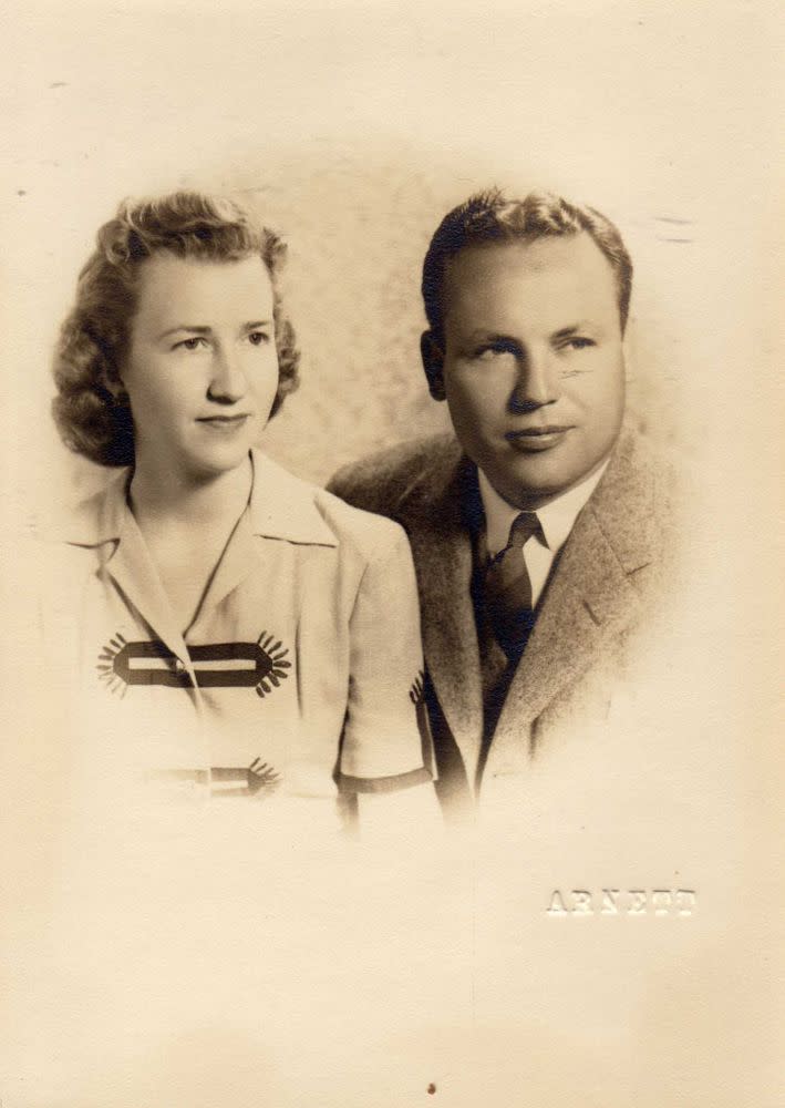 John Henderson, 106, and his wife, Charlotte Henderson, 105, | Courtesy Longhorn Village