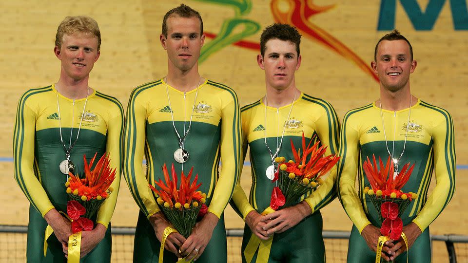 Wooldridge (second from left). Pic: Getty