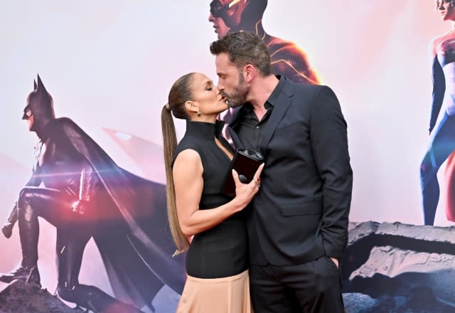 Jennifer Lopez and Ben Affleck attend the Los Angeles Premiere of Warner Bros. “The Flash” at Ovation Hollywood on June 12, 2023 in Hollywood [Photo by Axelle/Bauer-Griffin/FilmMagic via Getty Images]