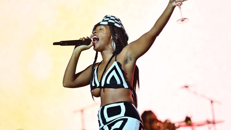 Singer Janelle Monae performs onstage during night 1 of the 2023 ESSENCE Festival Of Culture™ at Caesars Superdome on June 30, 2023 in New Orleans, Louisiana.