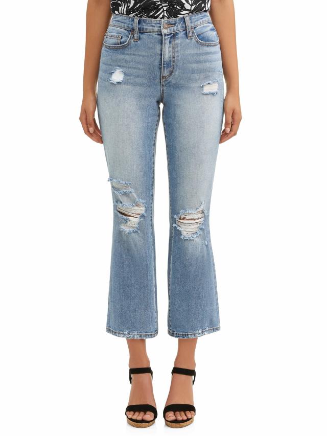 sofia by sofia vergara, Jeans, Sofia Jeans By Sofia Vergara Jeans Blue  Dark Button Fly Rosa Curvy Crop