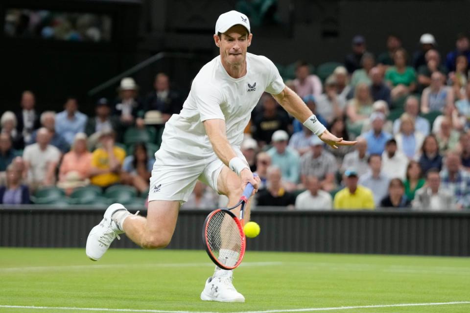 Two-time champion and home hero Andy Murray could grace the All England Club for the final time after indicating he could retire in 2024 (AP)