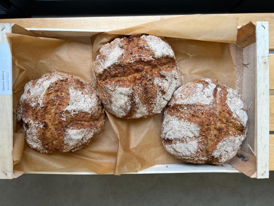 Soda bread at Quince bakery (Anna Higham)
