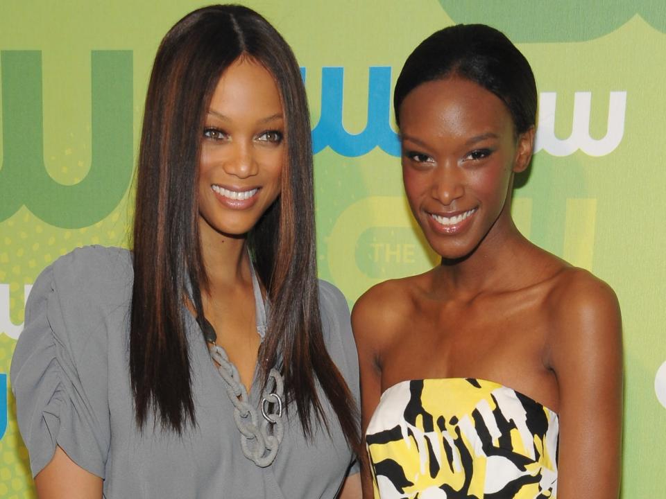 Tyra Banks and model Teyona Anderson