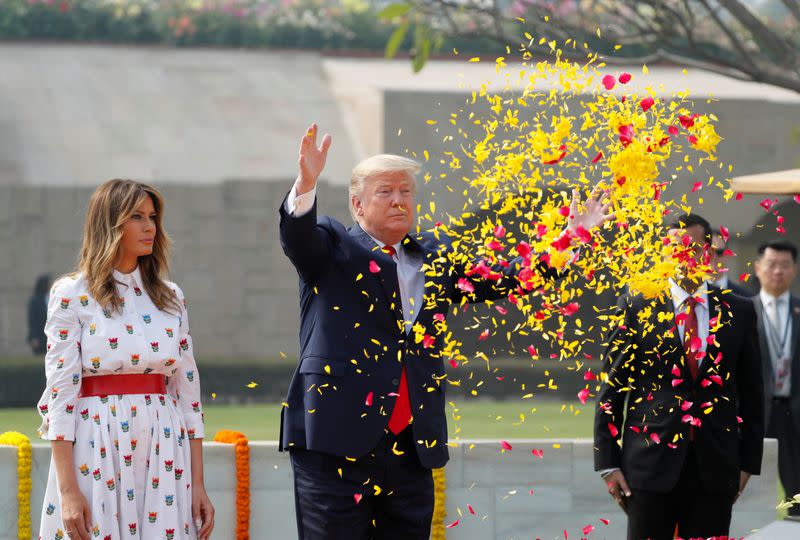 U.S. President Donald Trump visits India