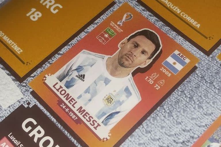 La figurita de Lionel Messi es una "de las difíciles"