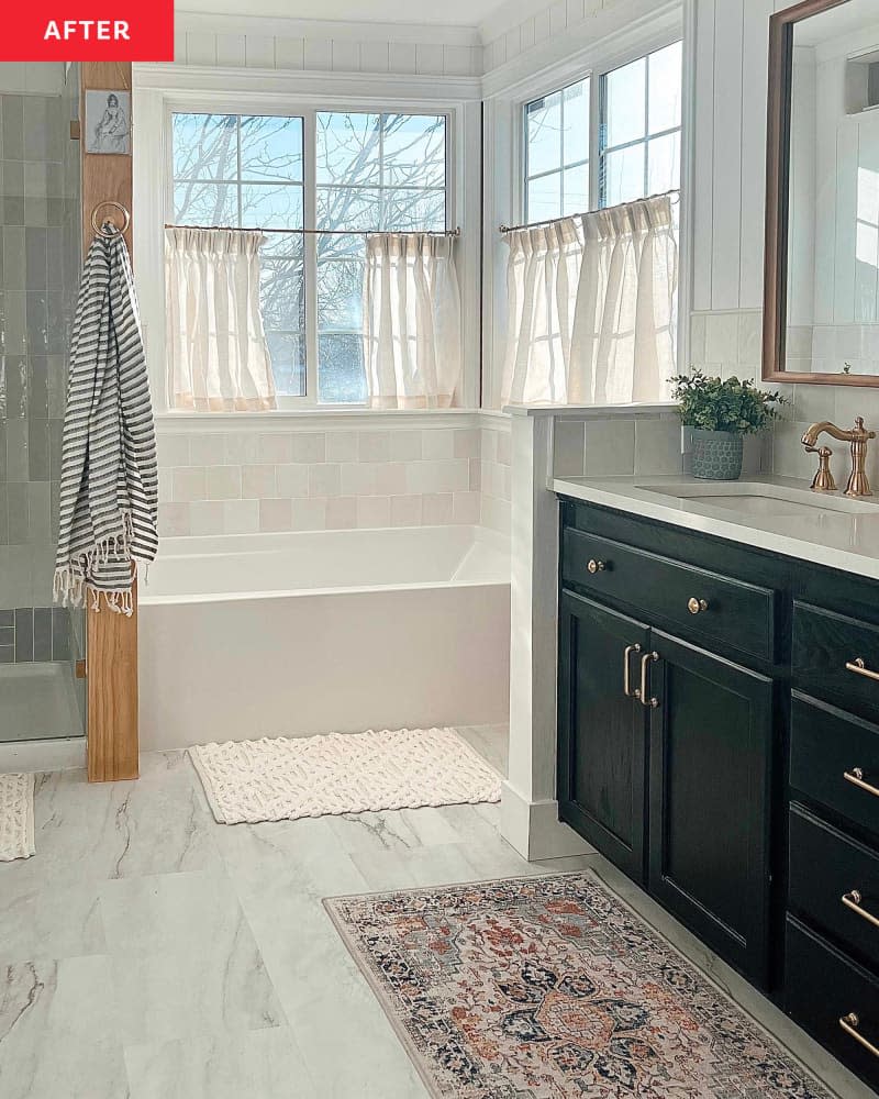 Main bathroom after remodel