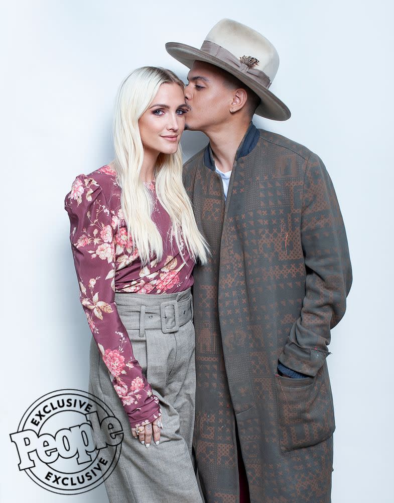 Ashlee Simpson-Ross and Evan Ross