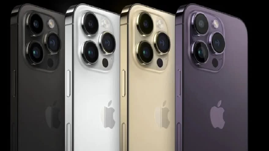 El iPhone 14 Pro podrá adquirirse en cuatro colores: 
