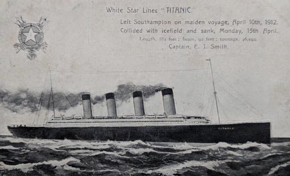 Watford Observer: RMS Titanic on her maiden voyage, 1912