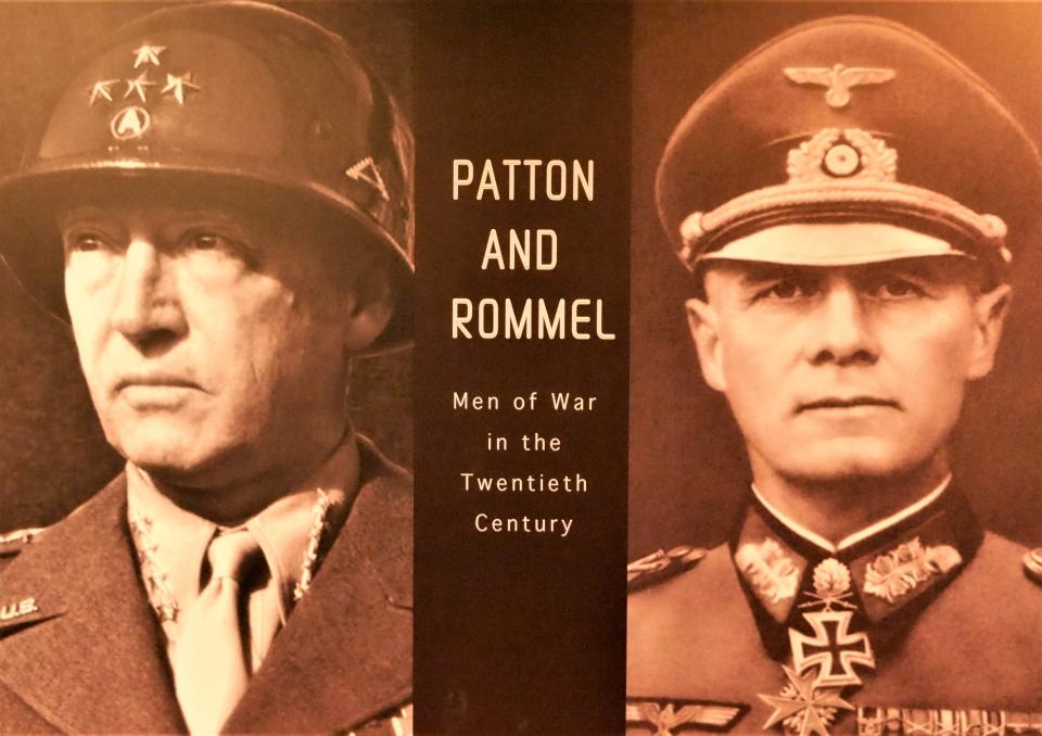 Two brilliant military leaders: Patton and Rommel.