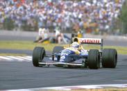 <p>The FW14's dominance came to a head in 1992, when it was equipped with a highly advanced active suspension system. It also had a semi-automatic gearbox and a traction control system, which, when combined with the suspension, made for a car that was nearly two seconds faster than the rest of the field. Of course, that dominance didn't last long - the suspension and traction tech have since been banned from the sport. </p>