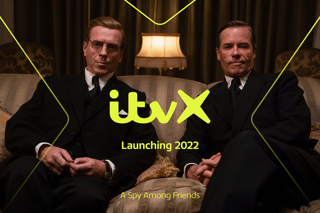 ITVX will launch with Damian Lewis and Guy Pearce series 'A Spy Among Friends'. (ITV)