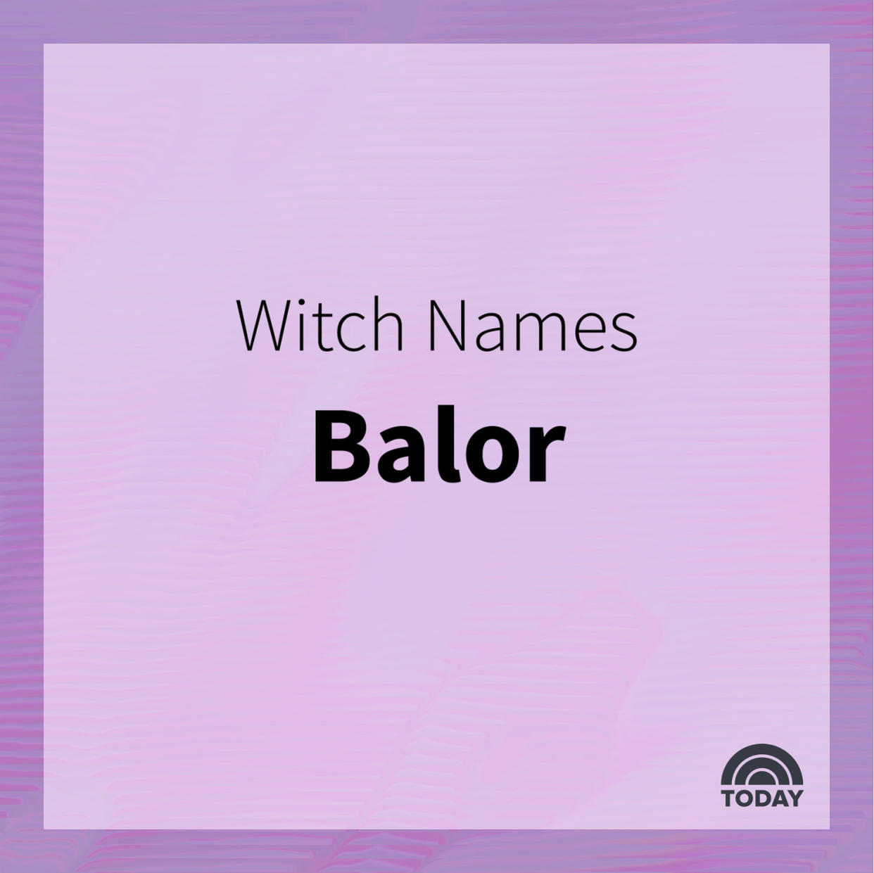 Witch Names