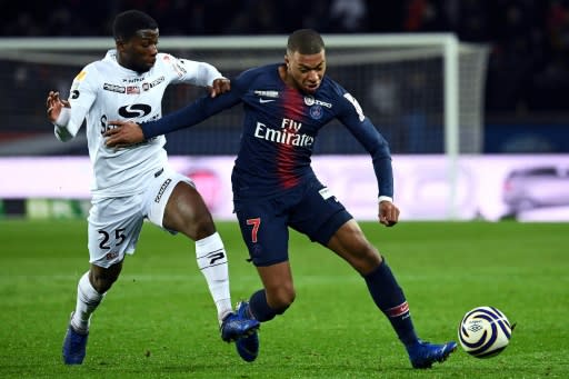 Kylian Mbappe had a rare below-par performance in PSG's defeat against Guingamp