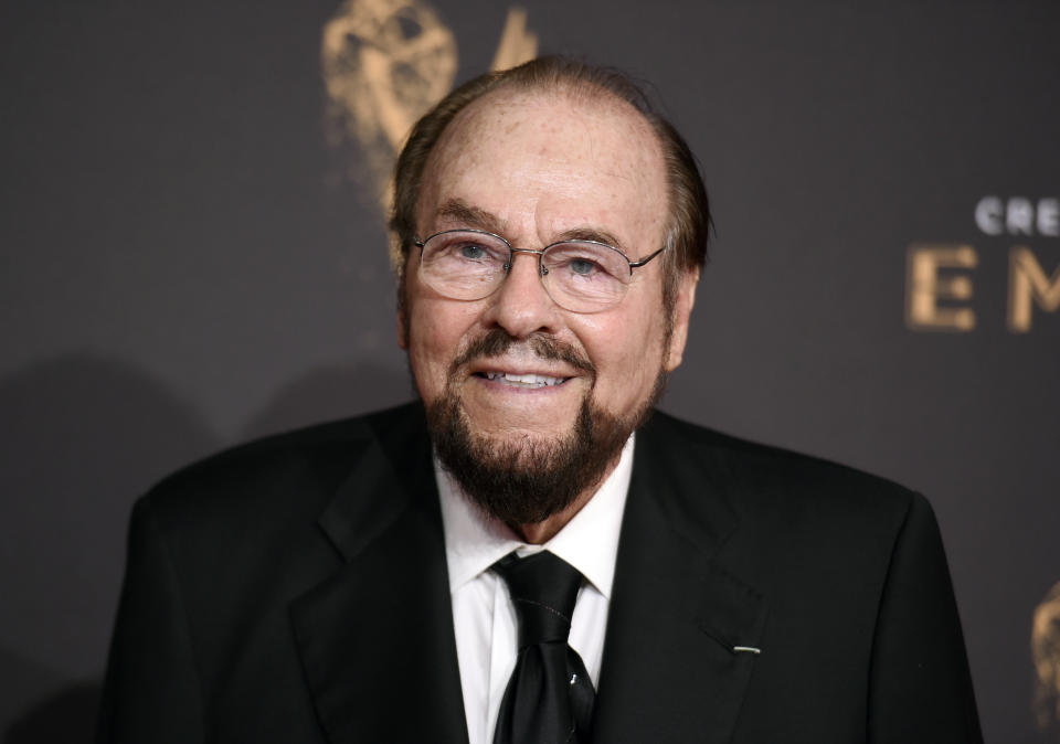 FILE - This Sept. 9, 2017 file photo shows James Lipton at the Creative Arts Emmy Awards in Los Angeles. Lipton died Monday, March 2, 2020, of bladder cancer at his New York home, his wife, Kedakai Lipton, told the New York Times and the Hollywood Reporter. He was 93. (Photo by Richard Shotwell/Invision/AP, File)