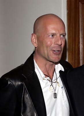 Bruce Willis at the LA premiere of Columbia's Tears of the Sun