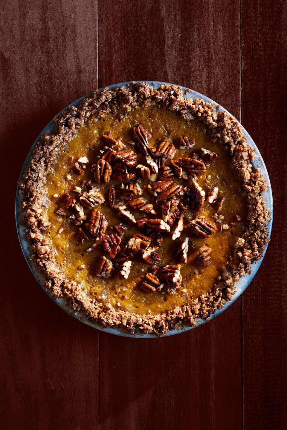 Pumpkin Pie with Oat-Pecan Crust