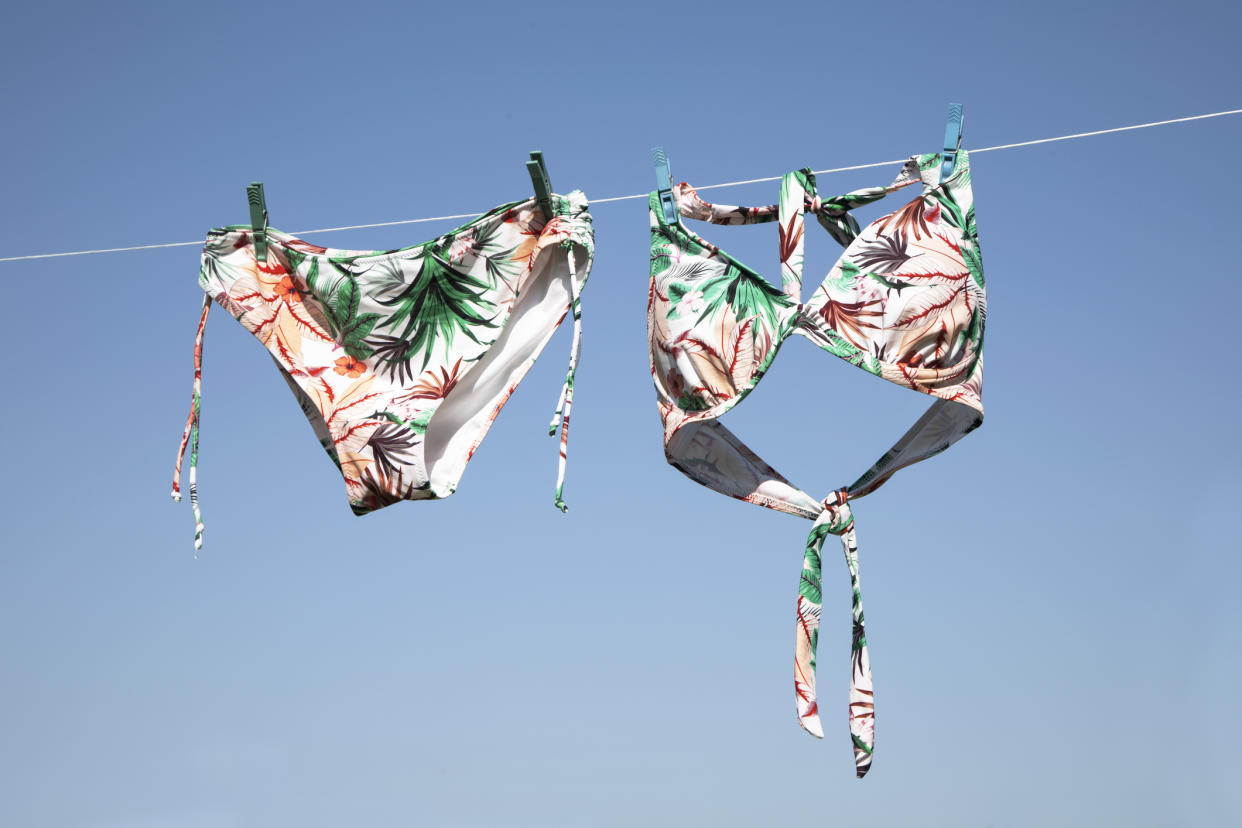 Suncream and chlorine can play havoc with your clothes on holiday. (Getty Images)