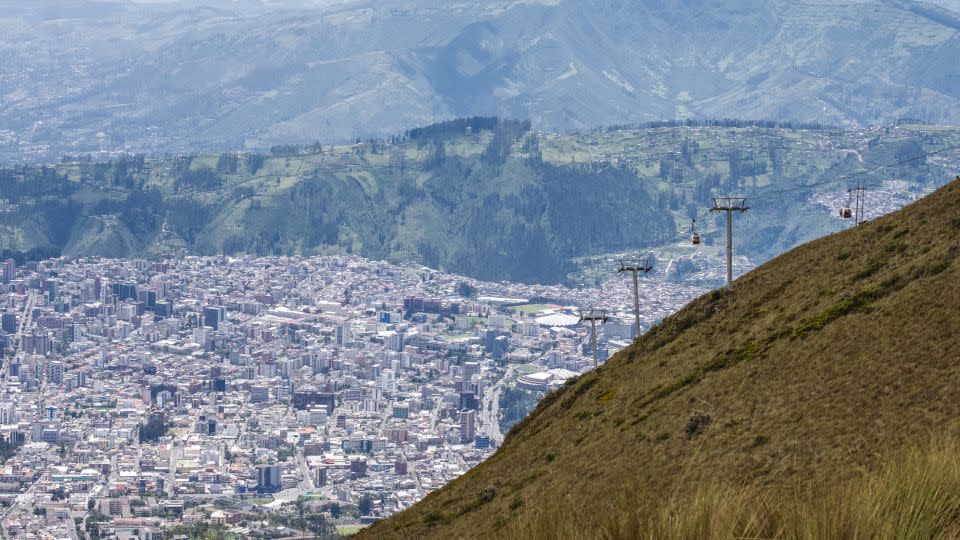 Views from the Teleferico in Quito, Ecuador, on March 1, 2020. - Loop Images/Universal Images Group/Getty Images