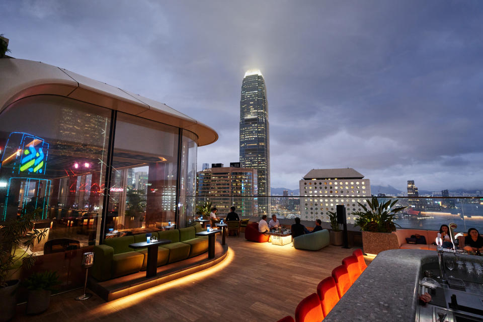 Cardinal Point offers a vantage point from the iconic Landmark building in Hong Kong.