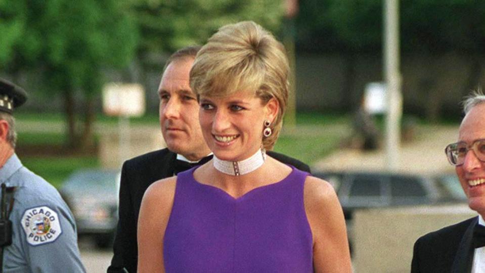 Princess Of Wales In Chicago, USA, Arriving For Gala Dinner At Field Museum Of Natural History