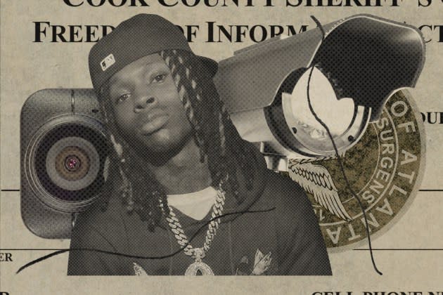 FOIA-Rappers-FINAL - Credit: Photo Illustration by Matthew Cooley. Photos in Illustration by Prince Williams/Wireimage; Adobe Stock