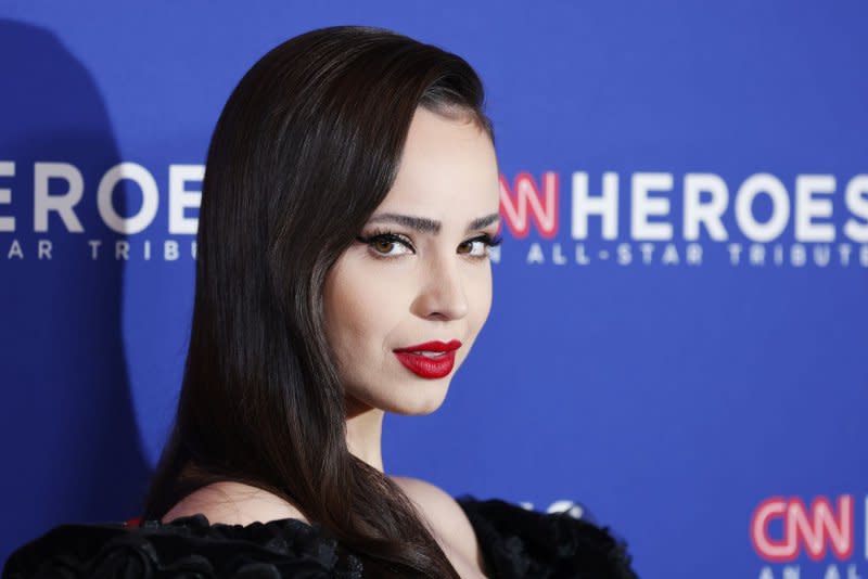 Sofia Carson attends CNN Heroes: An All-Star Tribute in December. File Photo by John Angelillo/UPI