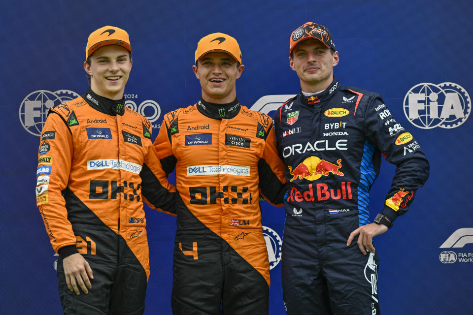 Norris takes pole ahead of McLaren teammate Piastri at Hungarian GP