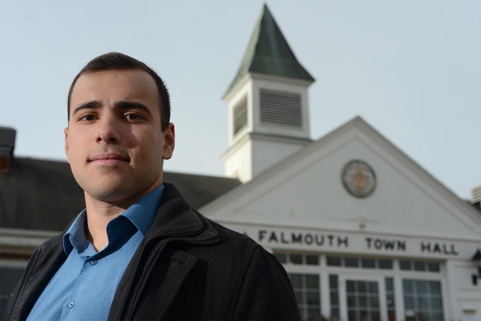 Barnstable County Assembly of Delegate Dan Gessen, representing Falmouth, will deploy with the Massachusetts Army National Guard on Jan. 25 as part of the U.S. military’s Operation Inherent Resolve. “I definitely want to emphasize that the priorities that exist, whether it's housing, wastewater, the cost of living on the Cape, or the environment, they're going to remain the same for me, whether I'm here or I'm there,” Gessen said. He was photographed Jan. 18 at Falmouth Town Hall.