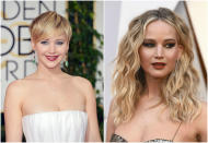 <p>A pesar de que nos encantaba su corte ‘pixie’, Jennifer Lawrence también sabe sacarle mucho partido a su melena. Y es que, haga lo que haga, siempre está estupenda. (Foto: Gtres / AP). </p>