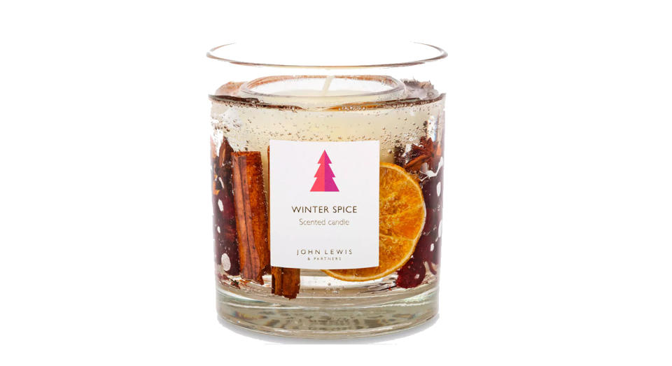 John Lewis & Partners Winter Spice Gel Scented Candle 