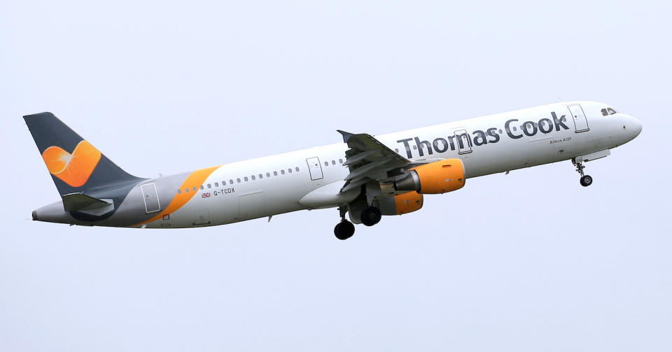 Thomas Cook's upgraded service was criticised by passengers (Picture: PA)