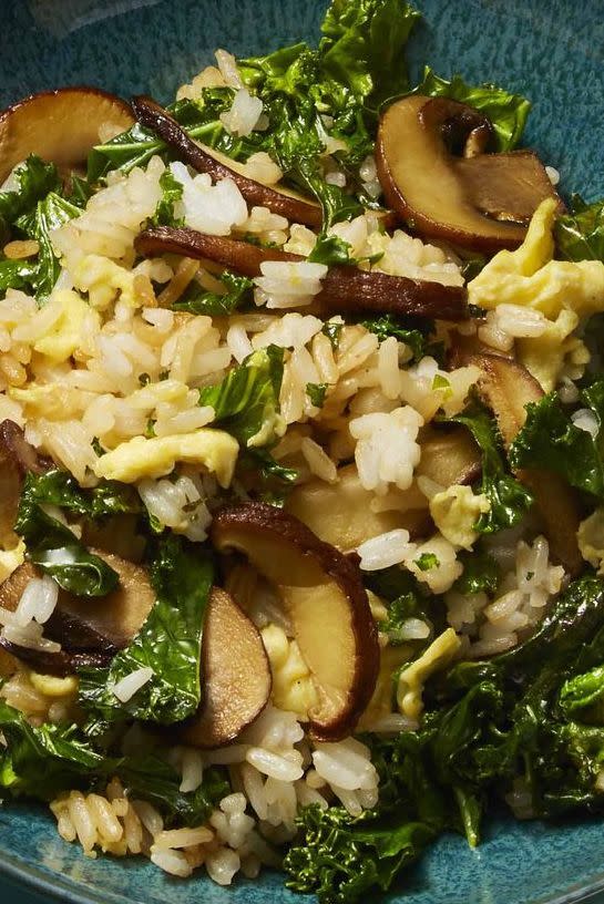 <p>The perfect quick dinner to make when you have some leftover plain rice that you're not too sure what to do with.<br></p><p><em><a href="https://www.womansday.com/food-recipes/food-drinks/a26346030/vegetarian-fried-rice-recipe/" rel="nofollow noopener" target="_blank" data-ylk="slk:Get the Vegetarian Fried Rice recipe.;elm:context_link;itc:0;sec:content-canvas" class="link ">Get the Vegetarian Fried Rice recipe.</a></em></p>