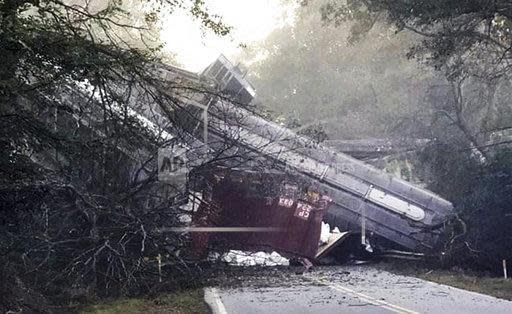 Railroad derailment in Byromville, Georgia: AP