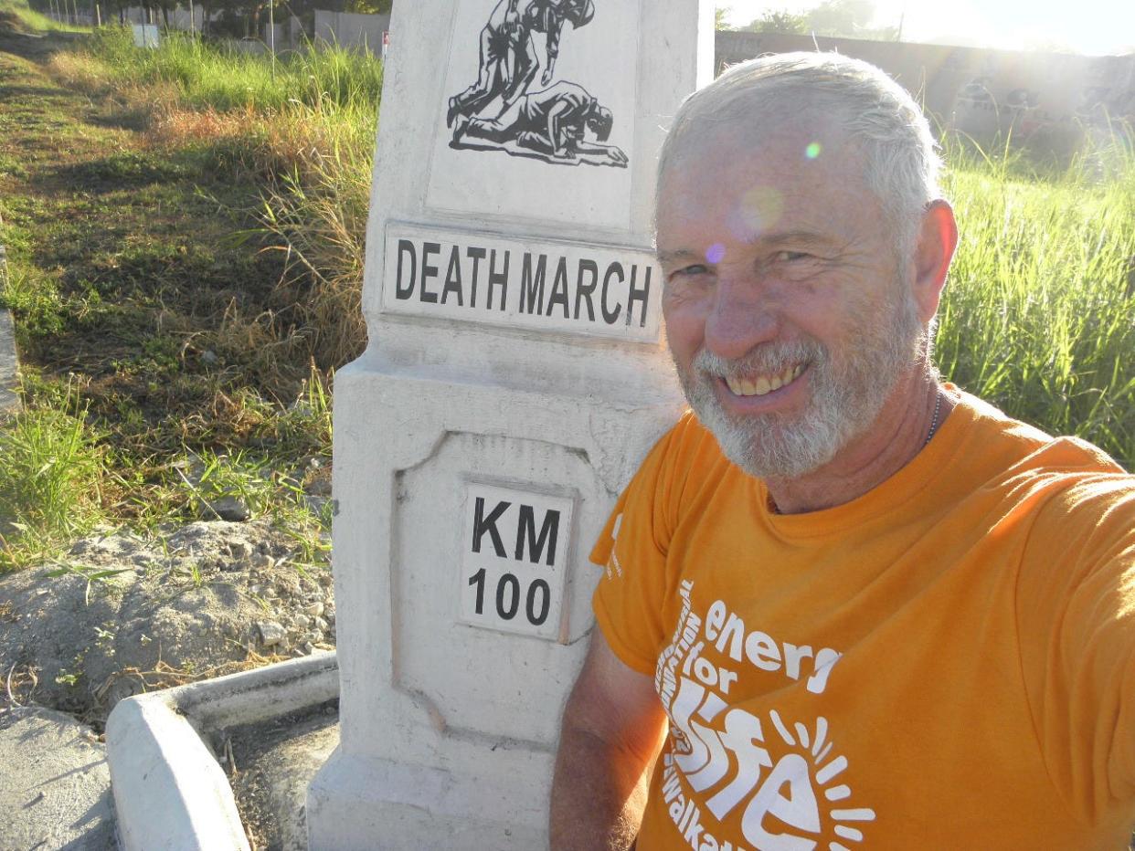 Carleton resident and veteran Joe Diaz walked the Bataan Death March in the Philippines.