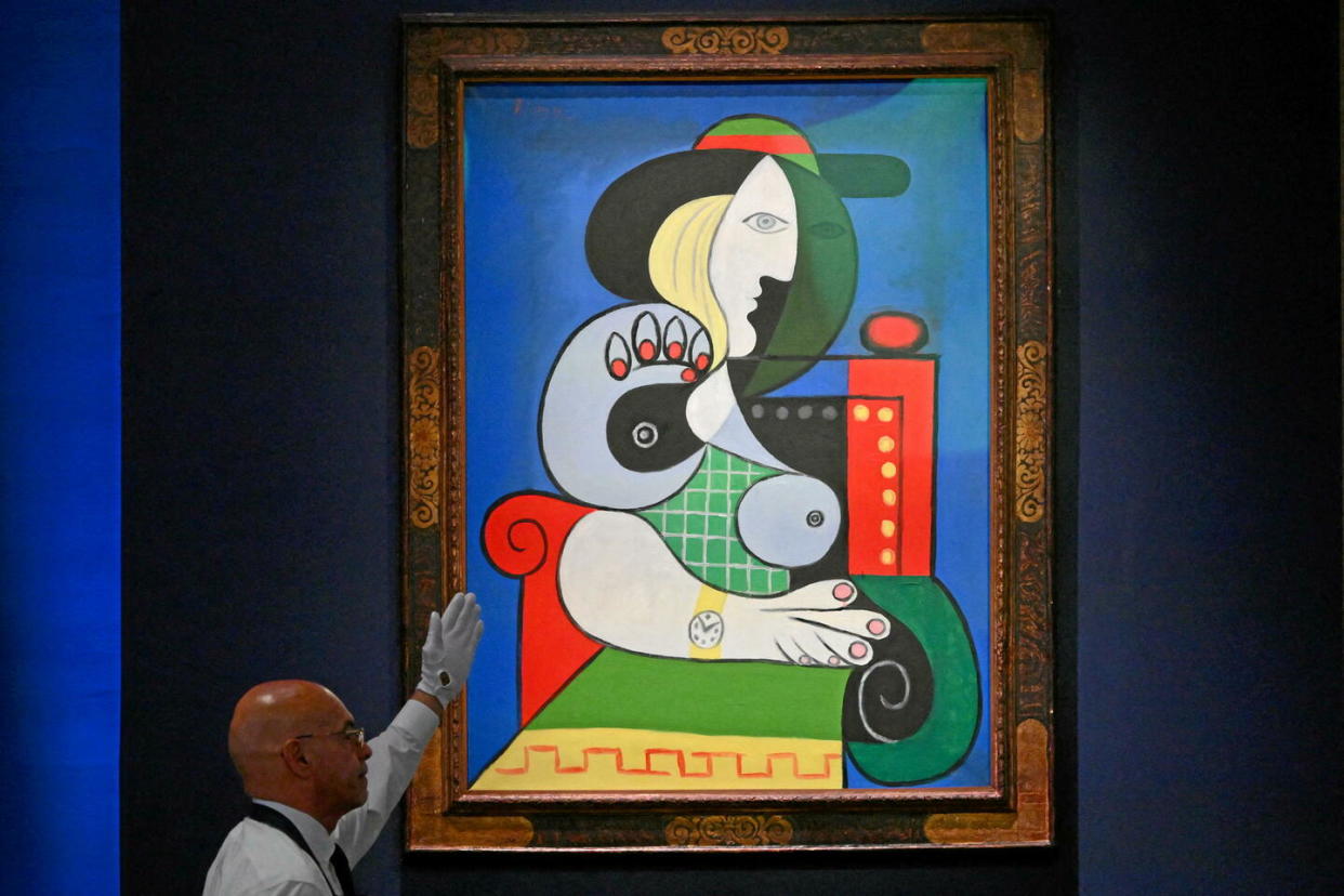 Vendue à New York, Femme à la montre est la deuxième œuvre de Picasso la plus chère.  - Credit:ANGELA WEISS / AFP