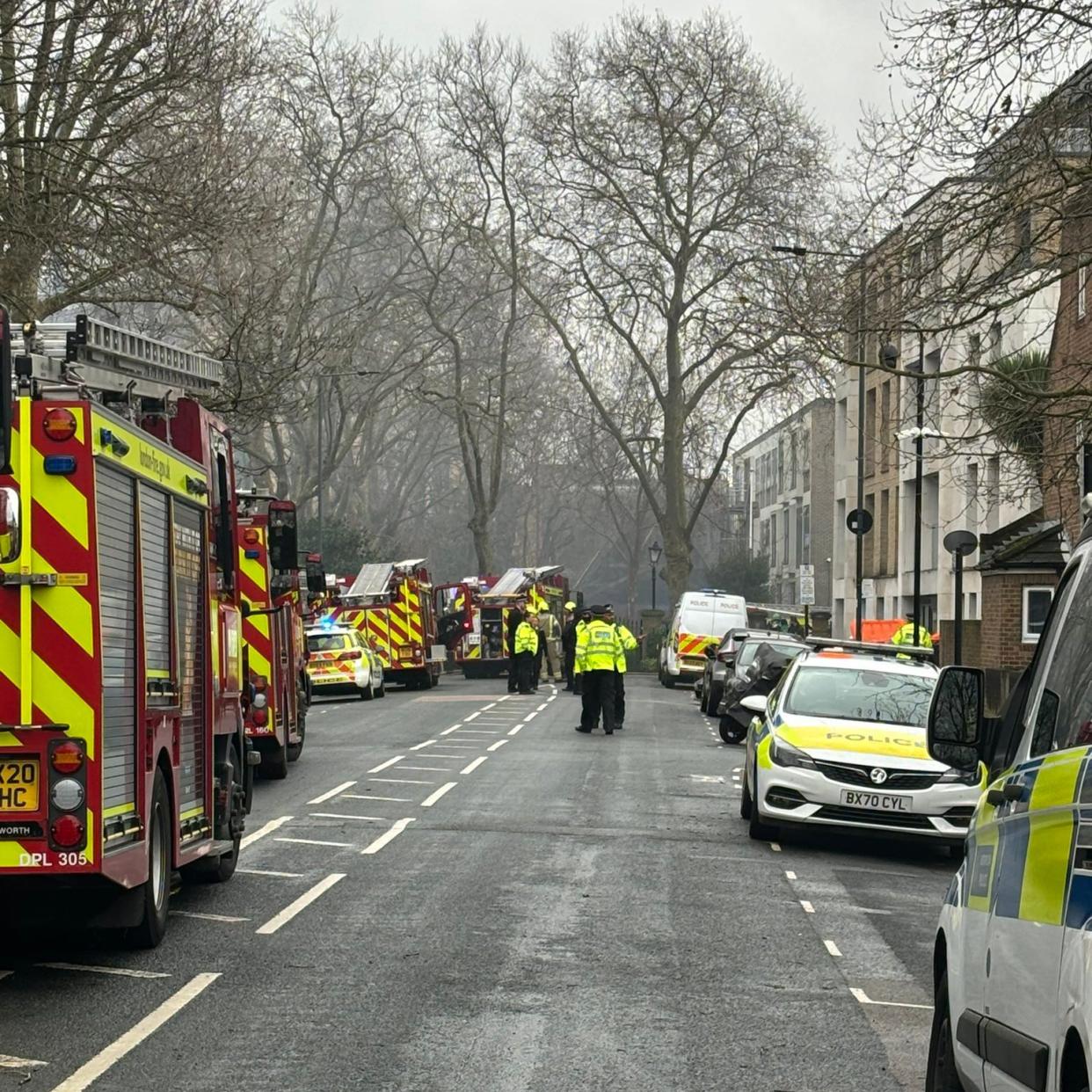 Fire at Oratory School in Fulham