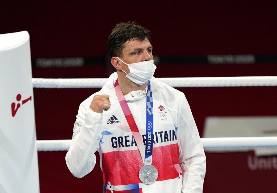 Pat McCormack won silver in the ring (Adam Davy/PA) (PA Wire)