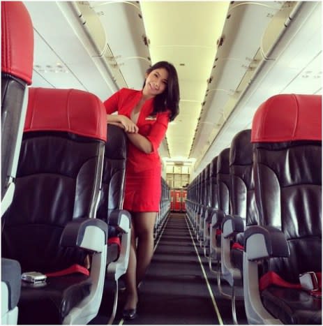 AirAsia stewardess Khairunisa Haidar Fauzi was on board the ill-fated plane. (Photo: The Malaysian Insider)