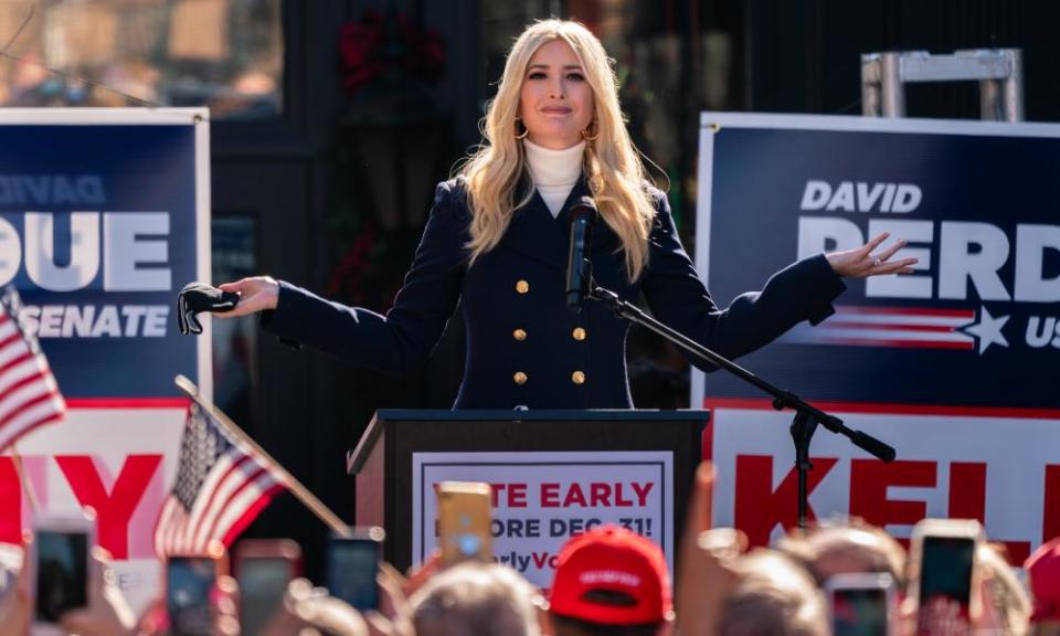 Ivanka Trump in 2020. The select committee chair, Bennie Thompson, said they would be ‘inviting some people to come and talk to us’.