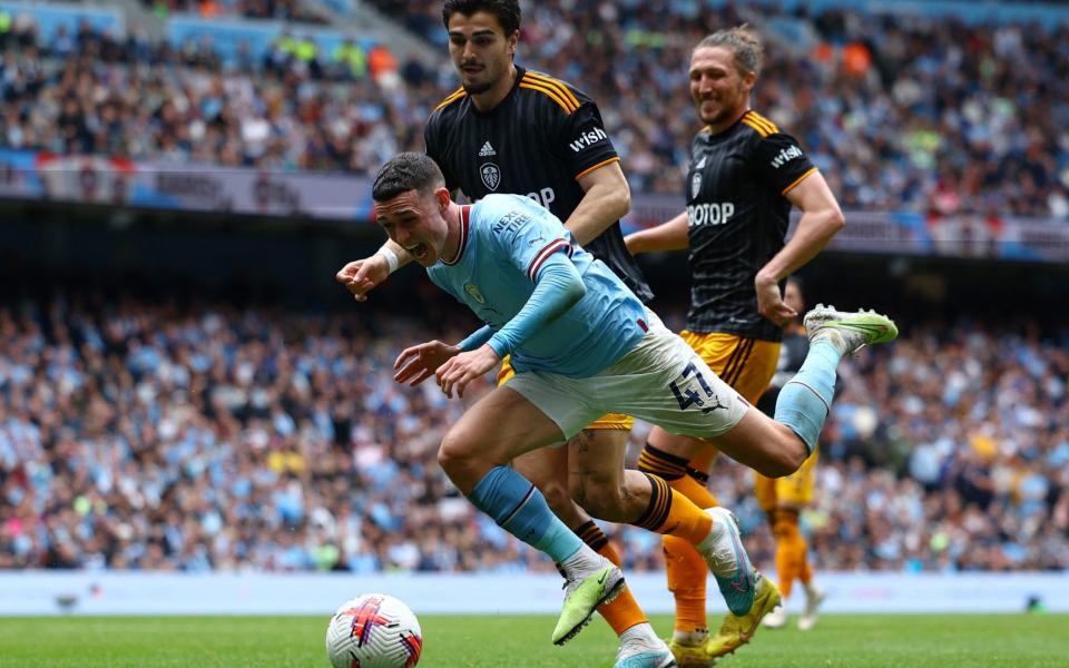 Man City vs Leeds - Reuters