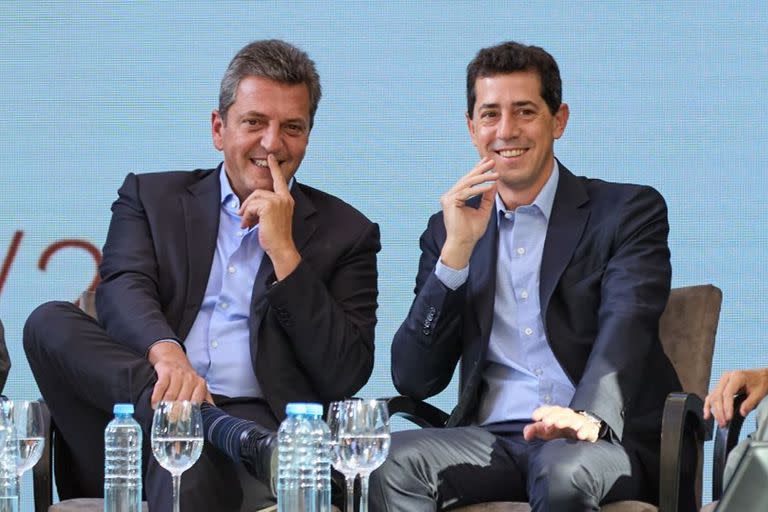 Sergio Massa y Eduardo de Pedro