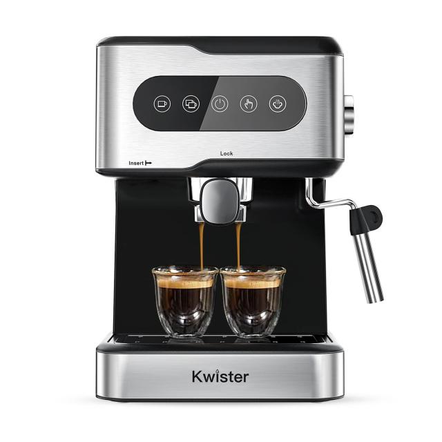 Ihomekee Espresso Machine, 3.5Bar Espresso and Cappuccino Machine