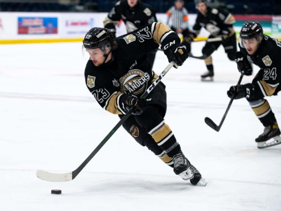 The Charlottetown Islanders made it to the QMJHL final for the first time in their 19-year history. They were eliminated by the Shawinigan Cataractes on Saturday. (Oli Croteau - image credit)